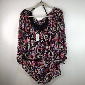 Lane Bryant Multicolor Lined Top Size 22/24. NWT